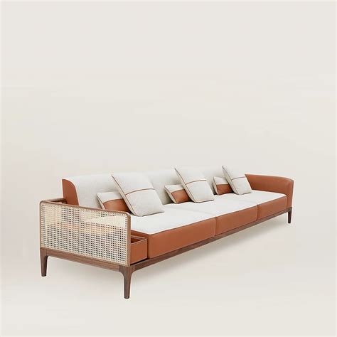 hermes leather sofa|Hermes sofa price.